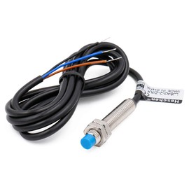 Heschen M8 Inductive Proximity Sensor Switch Non-Shield Type LJ8A3-2-Z/AX Detector 2mm 10-30VDC 200mA NPN Normally Closed(NC) 3 Wire
