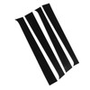4pcs Black Pillar Posts Door Trim B Pillar Posts Door