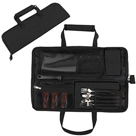 Chef Knife Bag,Knife Roll Bag,Knife Case Holder,Heavy Duty Oxford Knife Roll with 13 Slots For Knives Kitchen Tools,Portable Knife Bags For Chefs Working Camping.Knife Case For Men Women