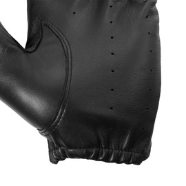 Pratt and Hart Silverstone Our Bestselling Men's Leather Driving Gloves Size M Black