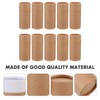 Makeup Brush Container 20pcs Empty Kraft Paper Jar Tube Cardboard