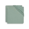 Jollein Jersey Fitted Sheet 60 x 120 cm Ash Green