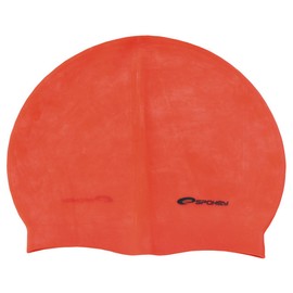 Spokey Unisex Summer Cup Swimming Cap, Red, One Size