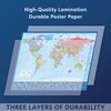 2 Pack - Giant World Map & US Map Poster