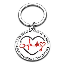 Cueillir Terre NurseÂ Gifts for Women Men- 2022 Nurse Graduation Gifts Keychain for Her Him Birthday, National Nurses Day Gifts for Coworkers RN LPN, Appreciation Gifts for Practitioner Medical Students