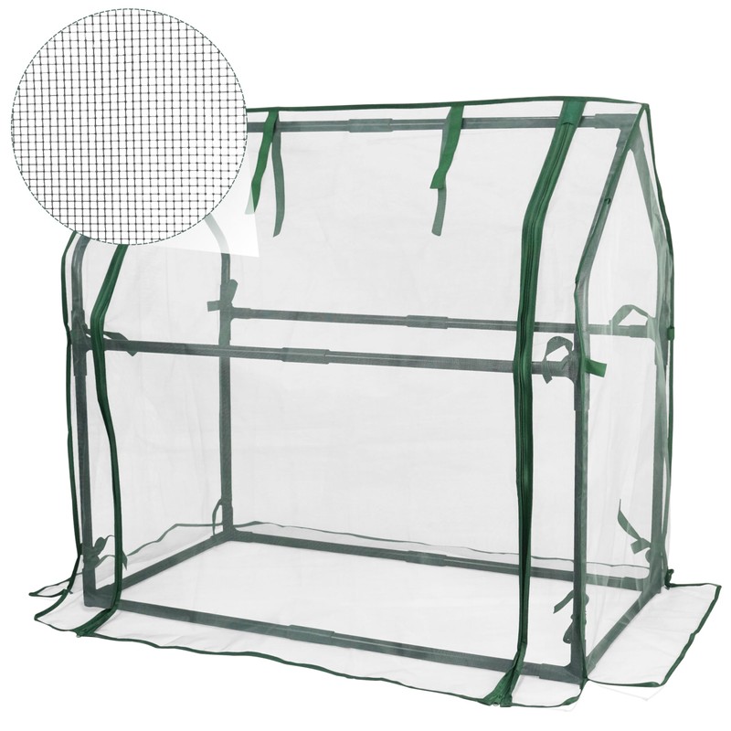 Gardzen Replacement Mesh Cover for Mini Greenhouse 36.2"(L) x18.9(W) x33.3(H),