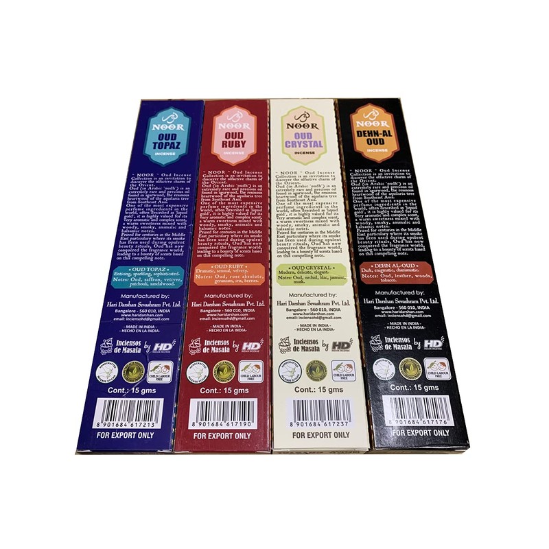 Hari darshan Elixir of the East Incense - Assorted Noor