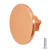 Decoranddecor Vesta - 40mm Round Kitchen Cabinet Furniture Knob Zinc