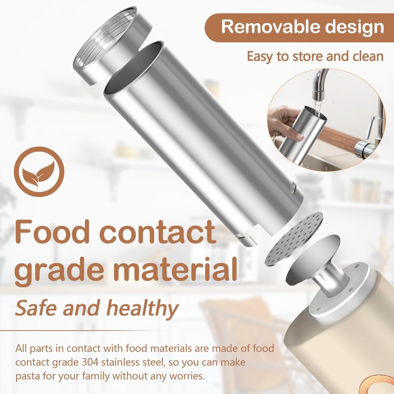 Pasta Machine, Pasta Maker 40 W Pasta Machine, Electric Handheld