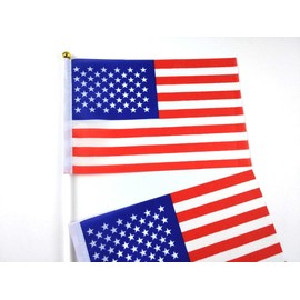 F NODE American Flag Mini Flags, Set of 10, No. 8 with Sticks, USA Flags, American Flags, United Kingdom, History, Stars, Origin Blue, Orientation, Vertical Flags, American Flags, Types, United