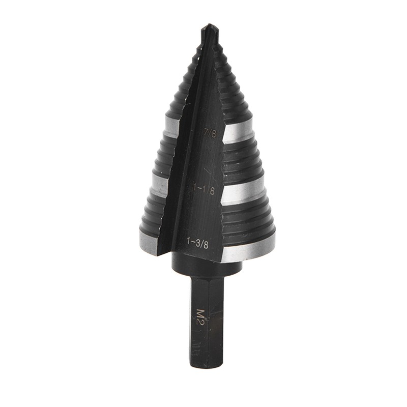 3/16 to 1‑3/8in Step Drill M2 High Speed Steel Nitrided