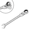 HARSKIYER 22mm Flex-Head Ratchet Wrench, Metric Ratcheting Wrench Spanner Reversible