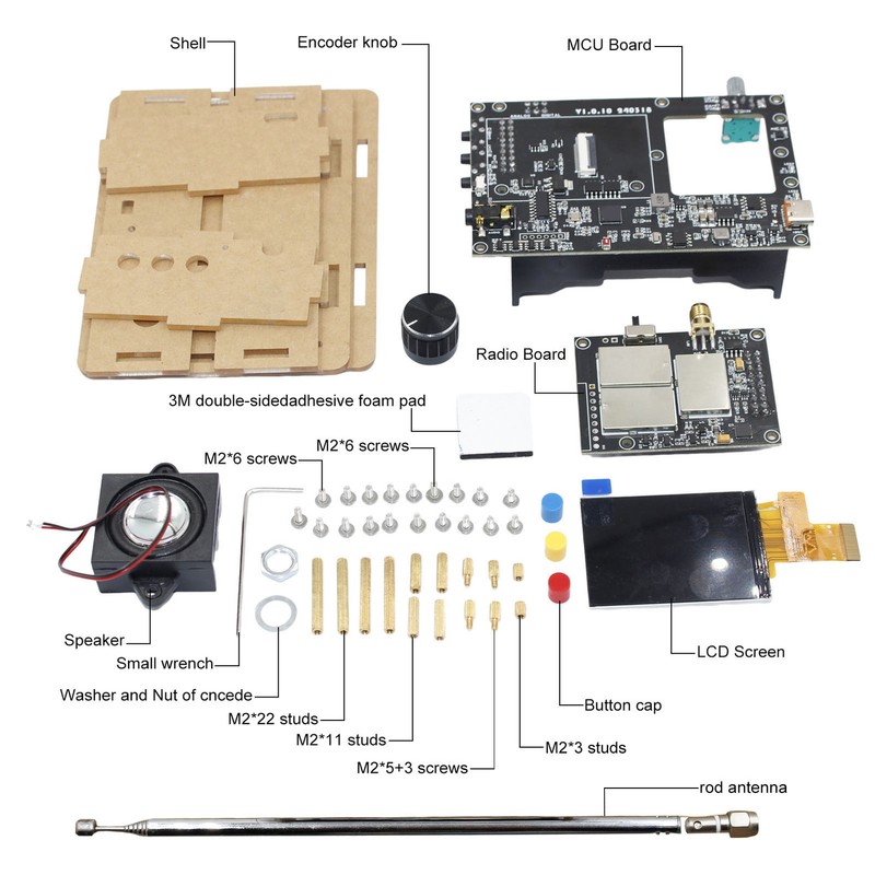 Full Band Sound Receiver Kit 2 Way Amp System Soldering