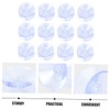 Tofficu 20pcs Double Sided Suction Cups Slip Pads for Glass