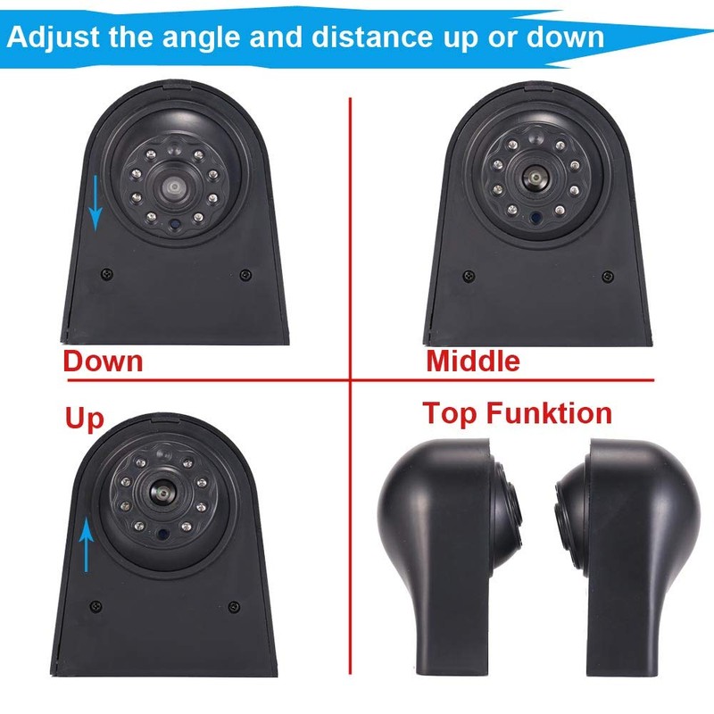 Rear View Camera Transporter with Brake Light Brake Light, HD