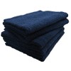 《FT-NA05 Quick Drying Thin Type》Face Towel Set of 5 Navy