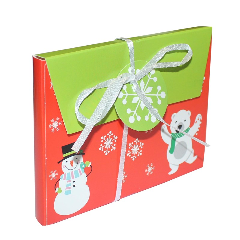 Christmas Money Wallet/Voucher Gift Box with Envelope - Pack of