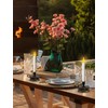 Xingzd 4PK Battery Operated LED Window Candles, Dusk to Dawn