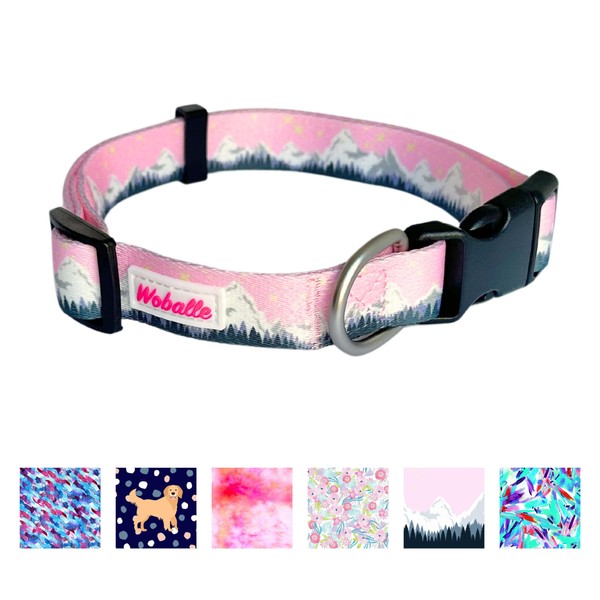 Woballe Classic Pet Collar, Adjustable, Durable, Comfortable, Small, Medium, and