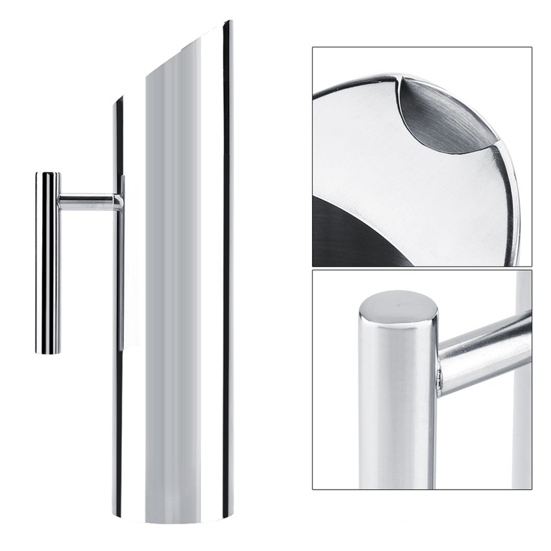 Stainless Steel Water Jug with Ice Guard Cold Drinking Pitcher