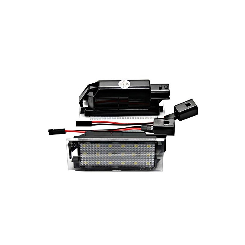 2 x LED SMD License Plate Modules, E-Mark, Plug &