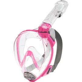 Cressi Baron Full Face Mask - Integral Anti Fog Snorkel Mask,Comfortable Face Mask with Exhalation Valve and Dry Snorkel, Unisex