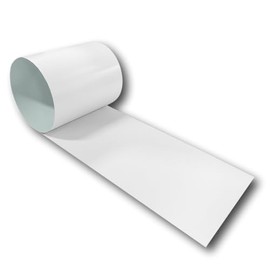 Eagle 1: 24 Gauge KYNAR 500 Sheet Metal Flashing Rolls-10 FT Long-Heavy Duty Pre-Finished Rolls-Commercial Grade-Roofing Flashing, Fascia Cover, Coping Cap-Multiple Sizes (6" x 10 FT, Stone White)