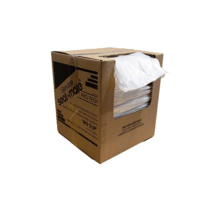 Plastic Seat Covers - 250 Ct Dispensing Box