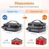 Lifewit Insulated Lunch Box for Men, Expandable Cooler Bag, Freezable