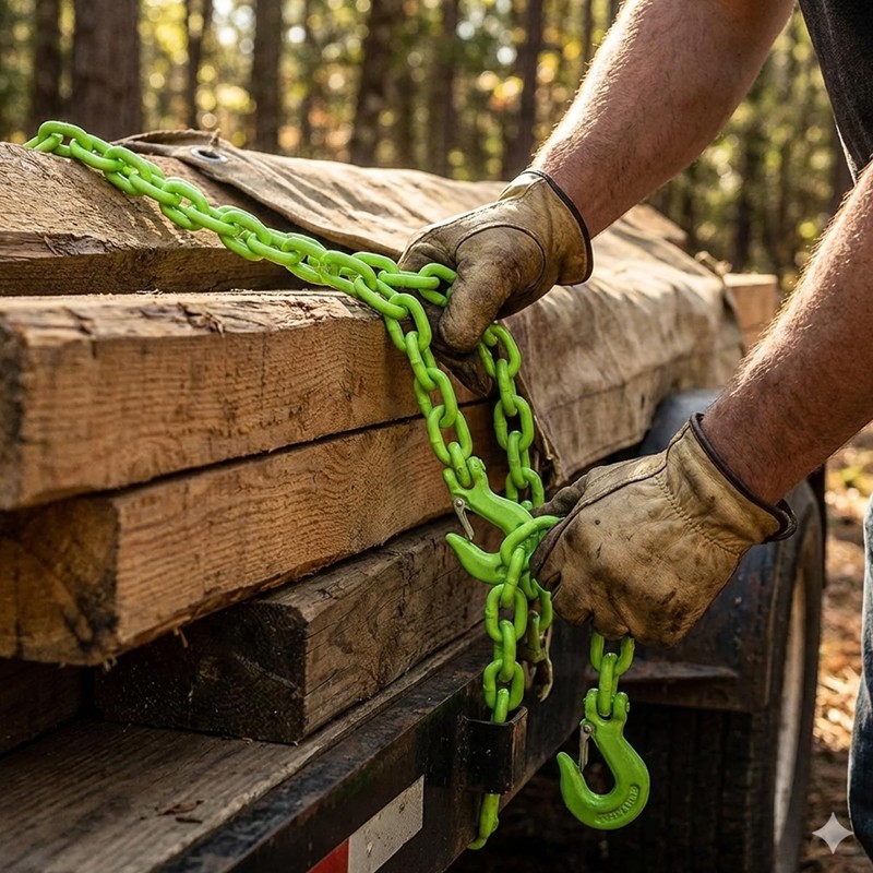 Timber Tuff TMW-3820HVLC 20 Foot Long Heavy Duty Log Chain