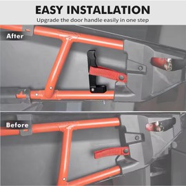 R QIANKONG 2PCS Door Handle Kit Compatible with Can-Am Maverick X3 / Maverick X3 900 HO/Maverick X3 Max/Maverick X3 Max R/Maverick X3 RR/Maverick X3 Max RR