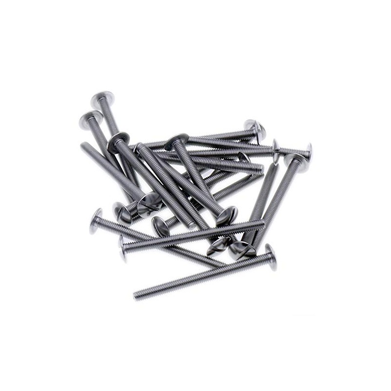 M3 (3mm x 10mm) Slot Mushroom Machine Screw (Bolt) -