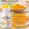 250 Capsules Turmeric Curcumin 5000mg Herbal Extract with BioPerine by