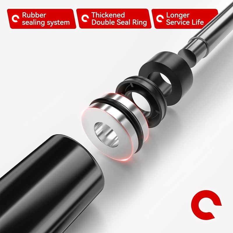 IAQWE 17 Inch 120Lb/534N Gas Struts Leer are Snugtop Camper