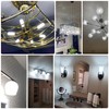 ALIDE E12 75 Watt Replacement LED Candelabra Bulbs C7,6000K Daylight
