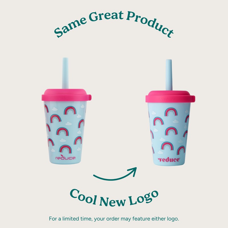 REDUCE GoGo's Kids Portable Tumbler Cups with Lids and Spill-Proof