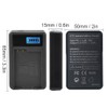 SEIVI EN EL15 Camera Battery Charger LCD Charging Display for