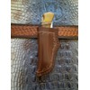Custom Left Hand Leather Knife Sheath Fits Buck 110 Knife,