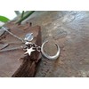 Luna – delicate moon, moonstone and tiny stars. Wonderful, delicate