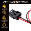 2-Pin Front Turn Signal Light Connector Pigtail Compatible with Mazda