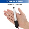 JQDML 4 Inch 4" Stroke 1.44lbs/6.4N Micro Linear Actuator 12V