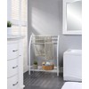 SunnyPoint Freestanding 3 Hanging Bar Towel Rack with Bottom Shelf