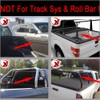 Kucaruce Soft Vinyl Lock & Roll-Up Tonneau Cover,6.5FT No Drill