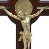 Jorvina Cristo/Cruz Grande de San Benito para Colgar Dorada