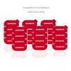 VIIMAKE 6pcs Rectangle Clear Adhesive Replacement Kit, for Magnetic Dashboard