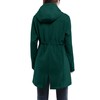 33,000ft Women's Softshell Long Jacket with Hood Fleece Lined Windproof