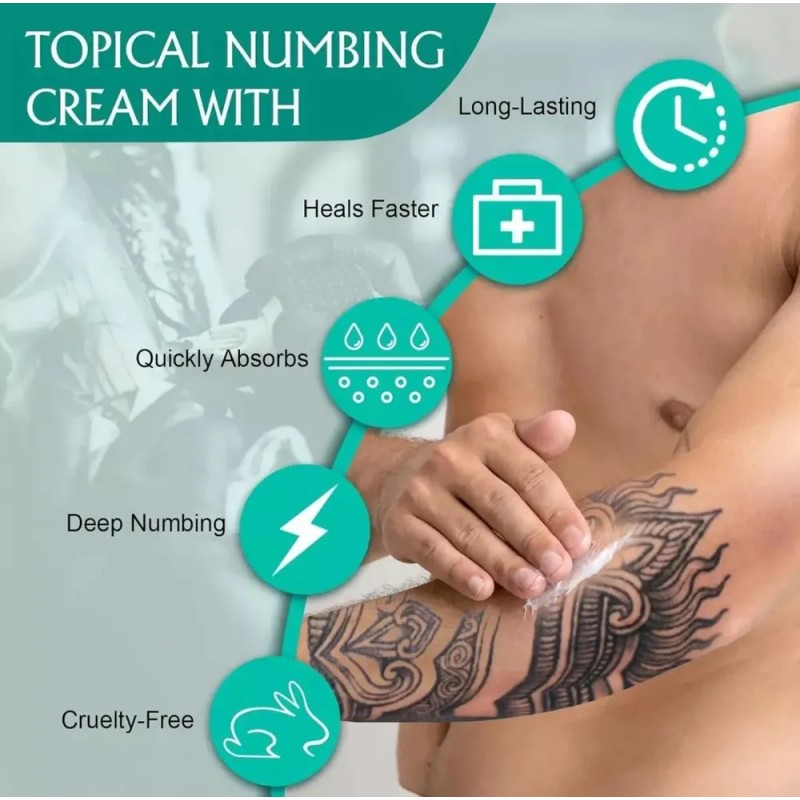 Crema Efecto Adormecedor Instaneo Tatuajes Microblanding