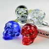 QIANCHANG 2.5" Red Crystal Skull Figurines for Halloween/Day of the