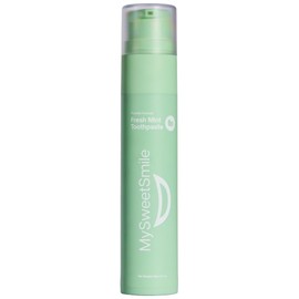 MySweetSmile Fresh Mint Toothpaste - Advanced Fluoride Formula - Deep Cleaning - Cavity Protection - Refreshing Mint Flavour - 60g