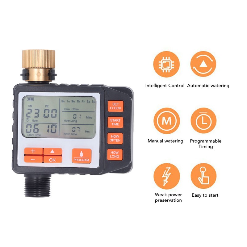 Sprinkler Timer Accurate Control 3‑8 Bar Eco Friendly Automatic Watering